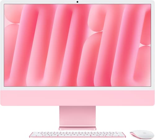 Apple Imac (2024) 24' Lyserød Apple M4 16gb 256gb 23.5 tommer