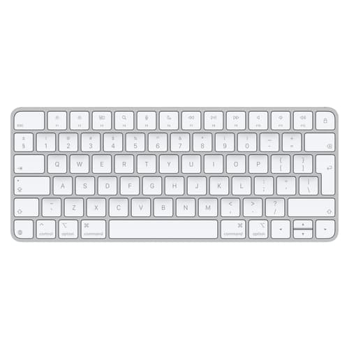 Apple Magic Tastatur Universell Usb + Bluetooth Qwerty Engelsk Hvit Kablet Og Trådløst Engelsk