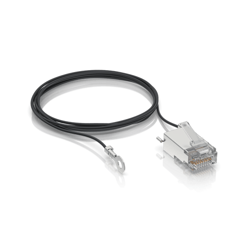 Ubiquiti Uisp Surge Protection Connector Gnd 20-pack Rj-45 1m Musta
