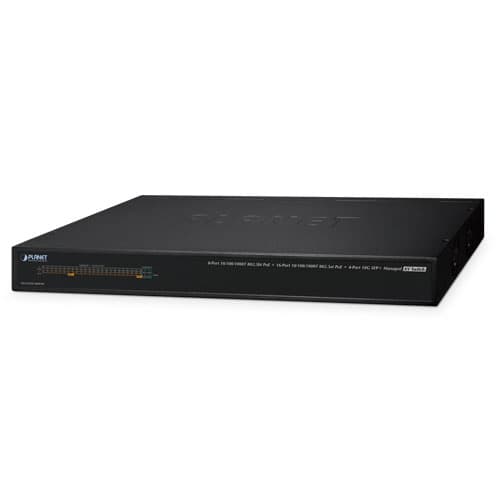 Digitus Avs-4210-24hp4x 24-port Managed Av Poe 450w Switch billede
