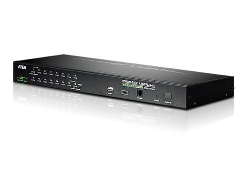 ATEN KVM on the NET CS1716i - KVM switch - 16 x KVM port(s) - 1 lokalbruger - 32 IP-brugere - desktop