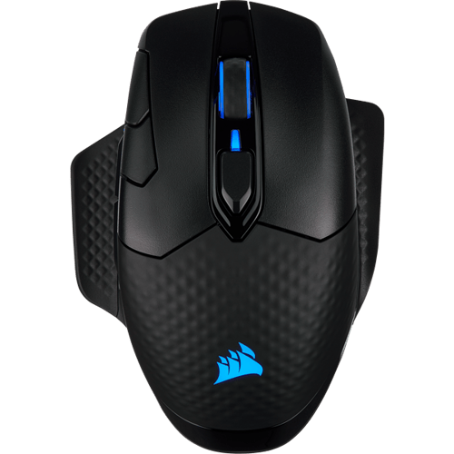 CORSAIR Gaming DARK CORE RGB PRO Optisk Trådløs Kabling Sort Mus - GEEKD.dk