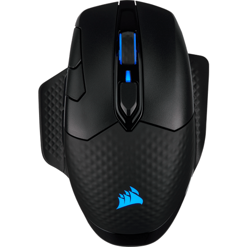 CORSAIR Gaming DARK CORE RGB PRO Optisk Trådløs Kabling Sort Mus - GEEKD.dk