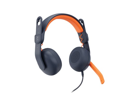 Logitech Zone Learn On Ear Stereo Usb-c Blå, Orange