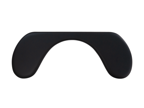 Mousetrapper® Armrest, Imiteret læder, universal symmetric, sort