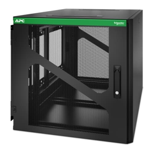 Apc Netshelter Wx Ar112sm - 19 Tuuman Seinäkaappi, 12u, 800 Mm Syvä, Sivukiinnitys, Asennettu
