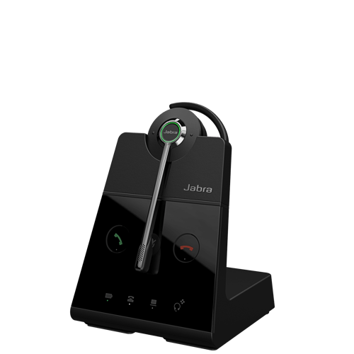 Jabra Engage 65 Se Headset Trådlös Öronkrok, Huvudband Kontor/callcenter Svart Svart
