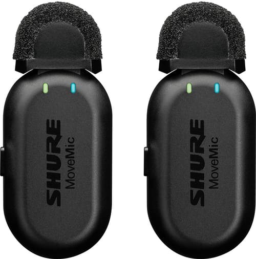 Shure Movemic Two - Trådløs Clip-on-mikrofon Til Mobiltelefoner