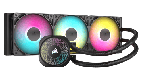 Corsair Nautilus 360 Rgb Aio -nesteenjäähdytin Musta