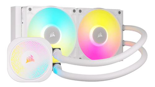 Corsair Icue Link Titan 240 Aio Væskekøler Hvid