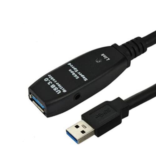 Microconnect Active Usb 3.0 Extension 10m Usb-a Usb-a Svart