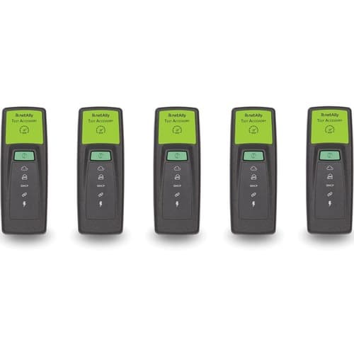 Netally Test Accessory (5 Pk) F/ Aircheck-g2 Poe-testeri Musta, Vihreä