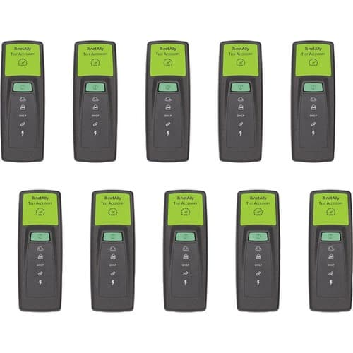 Netally Test Accessory (10 Pk) F/ Aircheck-g2 Poe-testeri Musta, Vihreä