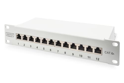 Digitus Kytkentäpaneeli Harmaa Cat 6a 1u