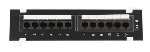 Microconnect Kytkentäpaneeli Musta Cat 6