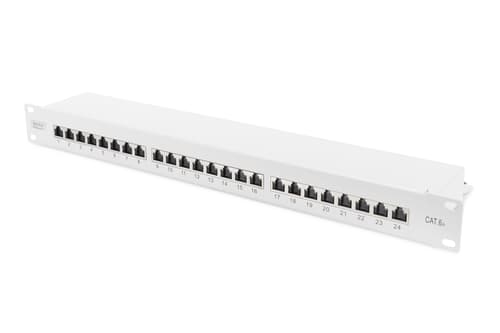 Digitus Patchpanel Grå Cat 6a 1u