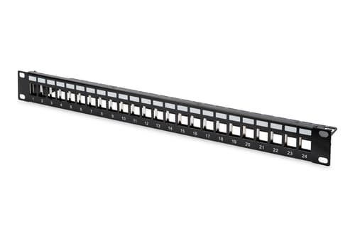 Digitus Patchpanel Svart 1u