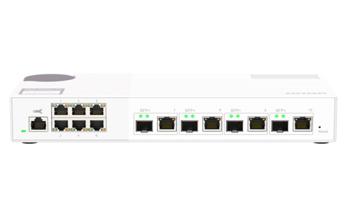 Qnap Qsw-m2106-4c Netværksswitch Administreret L2 2.5g Ethernet (100/1000/2500) Hvid billede