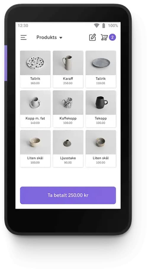 Izettle Terminal (med Stregkodelæser)