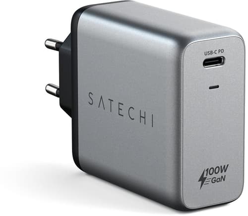Satechi St-uc100wsm - 100w Gan Pd-oplader Med Usb-c-udtag