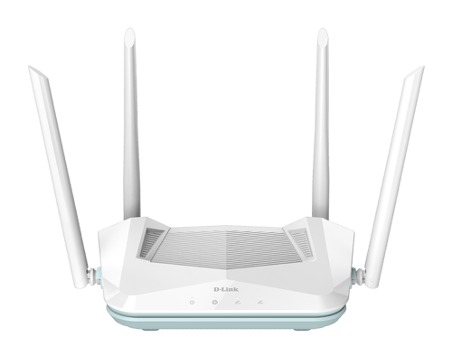 Alternativ bild 0 för D-Link R15, Wi-Fi 6 (802.11ax), Dual-band (2,4 GHz / 5 GHz), Nätverksansluten (Ethernet), Vit, Bordsrouter