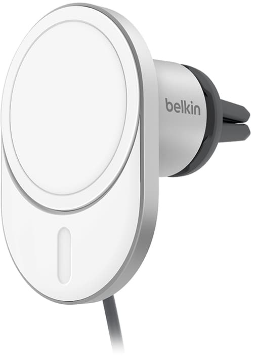 Belkin Car Vent Mount Qi2 15w 1.5m Silver, Vit