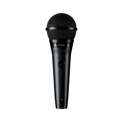 Shure Pga58-mikrofoni + 1/4"-xlr-kaapeli
