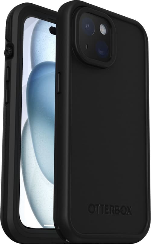 Otterbox Frē Mobiltelefon Etui 15,5 Cm (6.1 tommer) Cover Sort Iphone 15 Sort billede