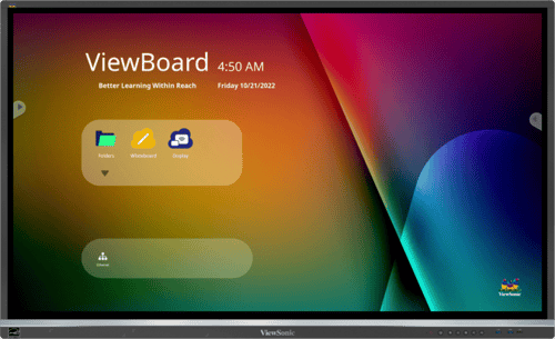 Viewsonic Ifp5550 Viewboard 55 tommer Interactive 4k Sort billede