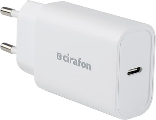 Cirafon 30w Usb-c-pikalaturi Valkoinen