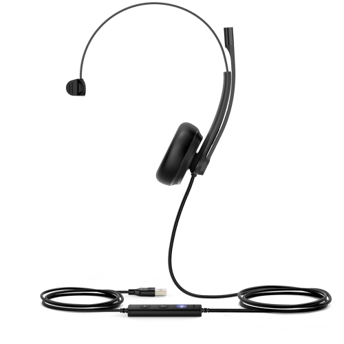 Yealink Uh34 Mono Usb-a Microsoft Teams Sort billede