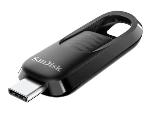 Sandisk Ultra Slider 256gb Usb-c Sort billede