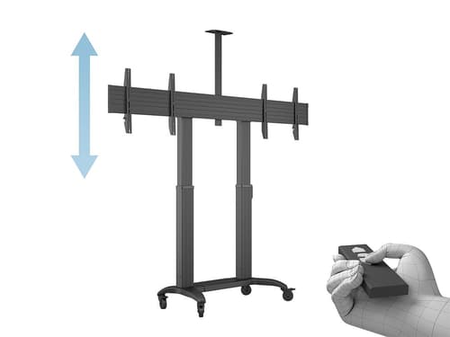 Multibrackets M Motorized Public Floorstand Dual Screen 180 Hd