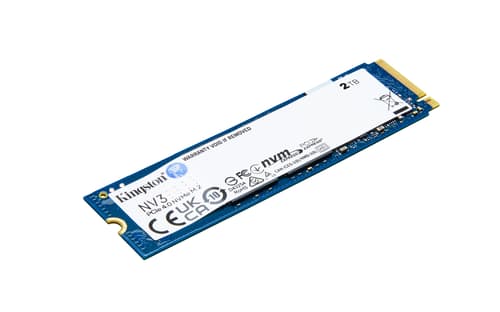 Kingston Solid state-drev NV3 2TB M.2 PCI Express 4.0 x4 (NVMe) SSD - GEEKD.dk
