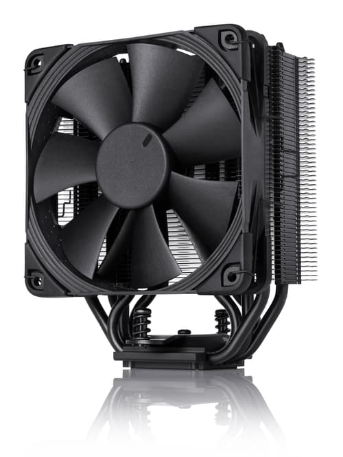 Noctua chromax NH-U12S - Processorkylare - (för: LGA1851, LGA1700, LGA1200, LGA1156, LGA1155, LGA1151, LGA1150, AM5, AM4, AM3+, AM3, AM2+, AM2, FM2+, FM2, FM1) - kopparbas och nickelpläterade aluminiumprofiler - 120 mm - svart