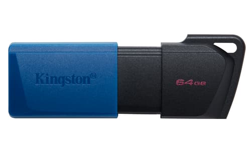 Kingston Datatraveler Exodia M 2-p 64gb Usb-a Svart, Blå