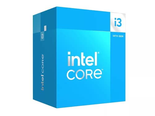 Intel® | Core™ i3-14100 - 4-kärnig - 3,5 GHz (Op till 4,7 GHz Turbo) - LGA1700-Socket - Intel® UHD-grafik | Låda