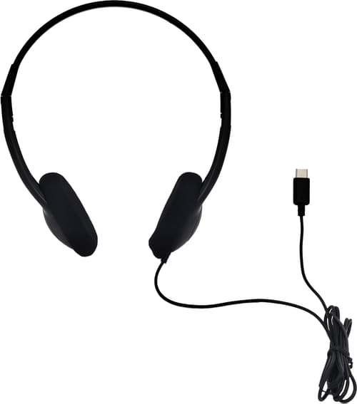 Acutek On-ear Headphone H836 Usb-c Dynamic Usb-c Sort