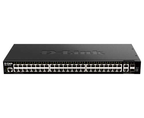 D-link Dgs-1520-52 Netværksswitch Administreret L3 10g Ethernet (100/1000/10000) 1u Sort billede