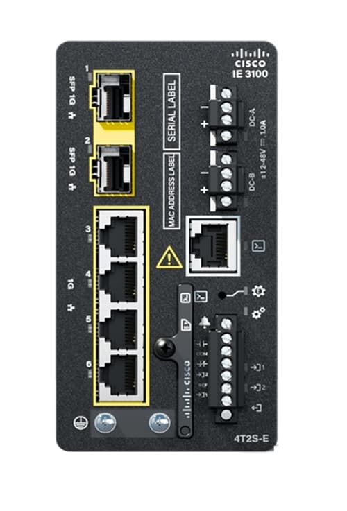 Cisco Catalyst Ie3100 Managed L2 4xgbe/2xgbe Sfp Svart