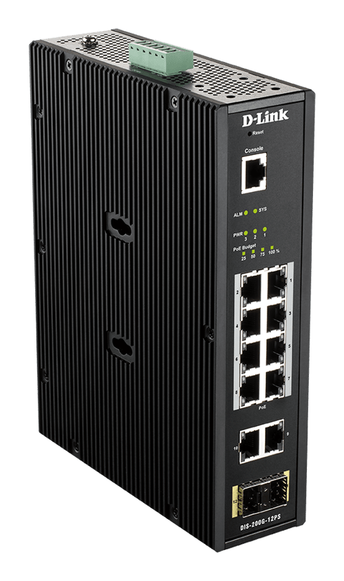 D-link Dis-200g-12ps Verkkokytkin Hallittu L2 Gigabit Ethernet (10/100/1000) Power Over Ethernet -tuki Musta