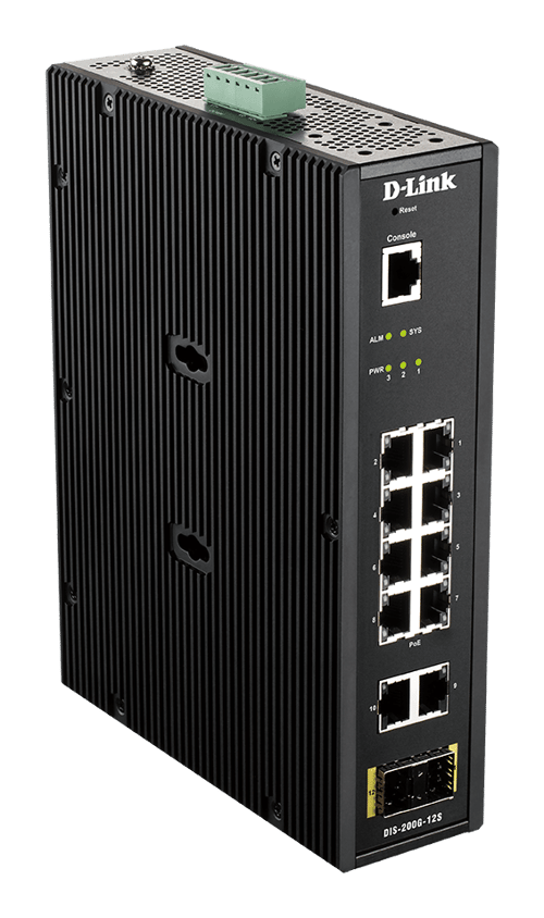 D-link Dis-200g-12s Verkkokytkin Hallittu L2 Gigabit Ethernet (10/100/1000) Musta