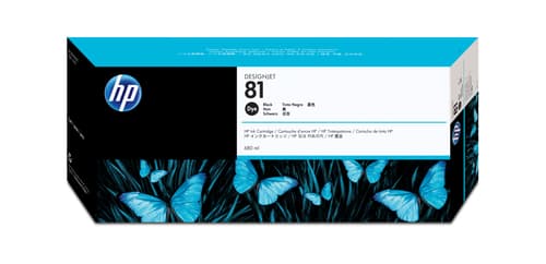 Hp Blekk Svart No.81 - Dj 5000/5000ps/5500