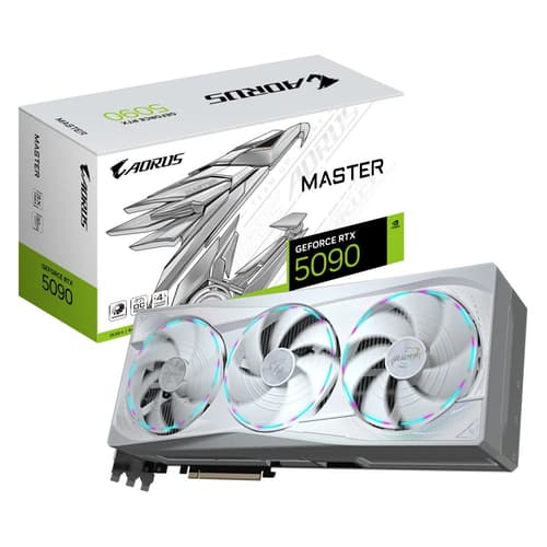 GIGABYTE GeForce RTX 5090 AORUS Master ICE - 32GB GDDR7 RAM - Grafikkort