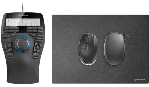 3dconnexion Spacemouse Enterprise Kit 2 Rf Wireless + Usb-a billede
