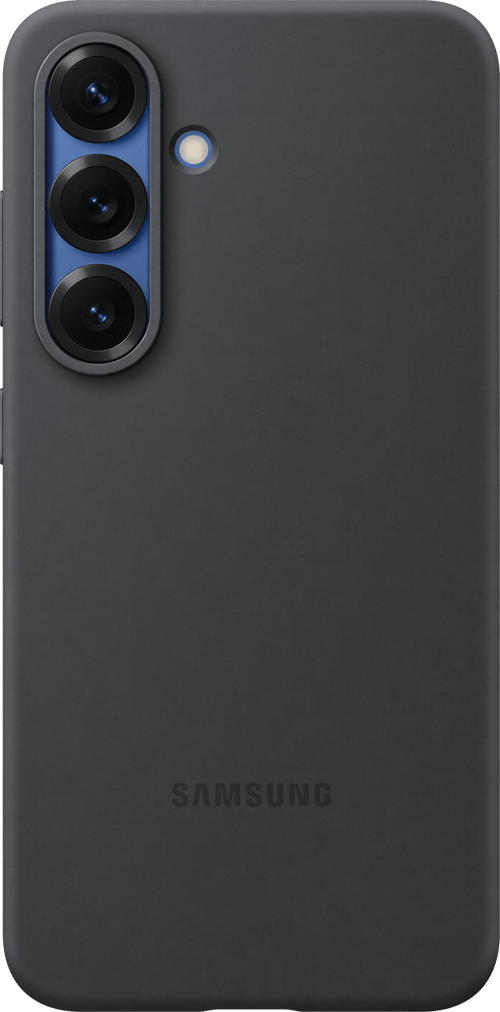Samsung Silicone Case Samsung Galaxy S25 Sort billede