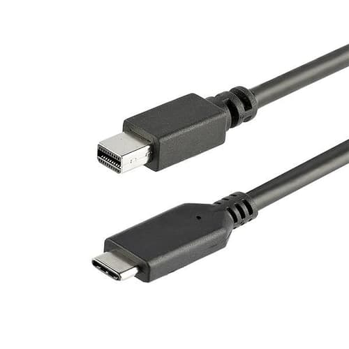 Startech Usb-c To Mini Displayport Cable 1m Usb-c Mini Displayport Musta