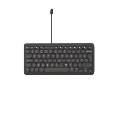 Zagg Universal Keyboard Usb-c Wired Nordic Kabel Nordisk