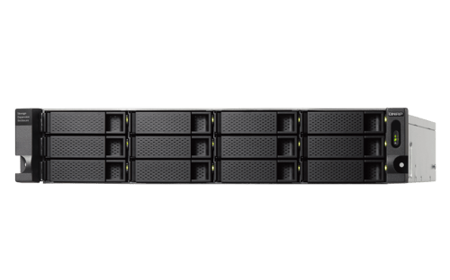 QNAP TL-R1200C-RP (USB) 12-Bay 2U Rackmount USB 3.2 Gen2 Type-C high-capacity JBOD storage enclosure with redundant power
