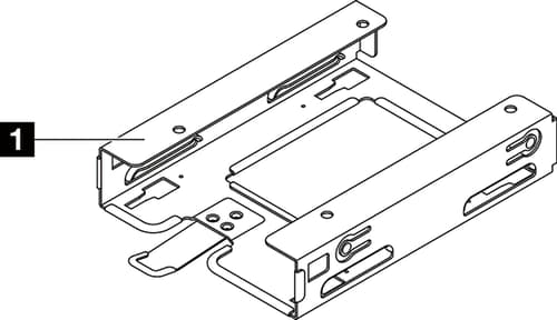 Lenovo Thinksystem St50/st45 2.5 tommer Hdd Cage Kit